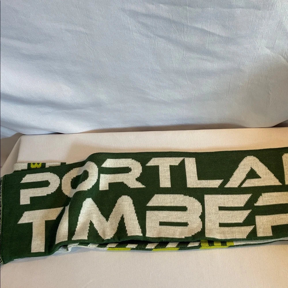 MLS Portland Timbers knit winter scarf unisex soccer fan gear cold weather game
